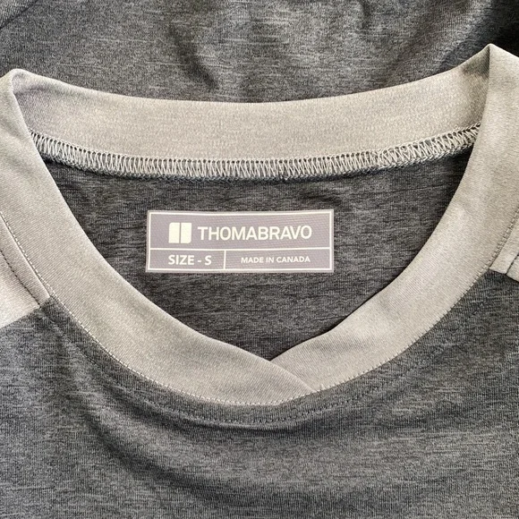 Grey Quick Dry Shirt 2 Toned Grey T-shirt Multiple Sizes - Picture 5 of 7